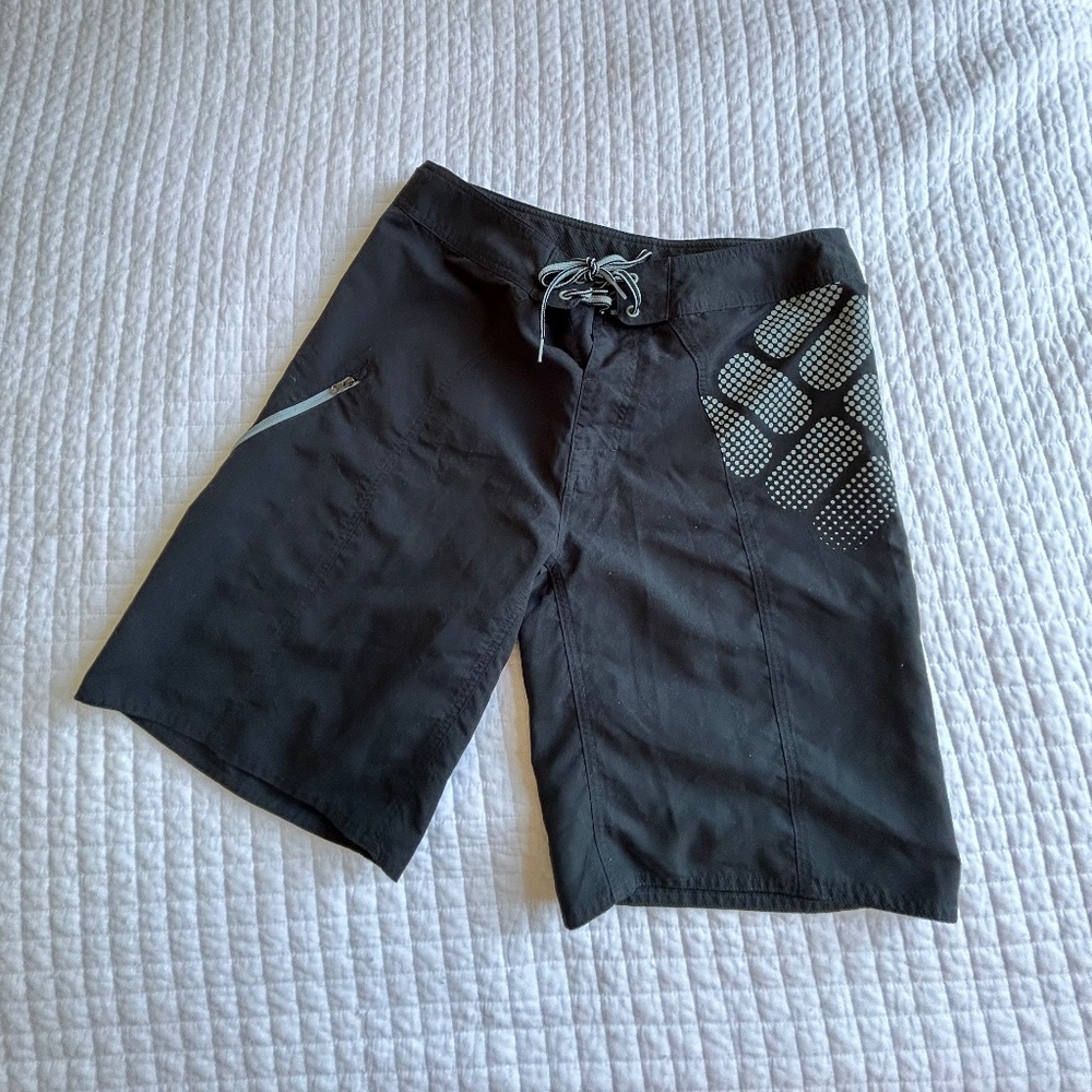 Columbia Men’s Swim Board Shorts, Size 34, Black